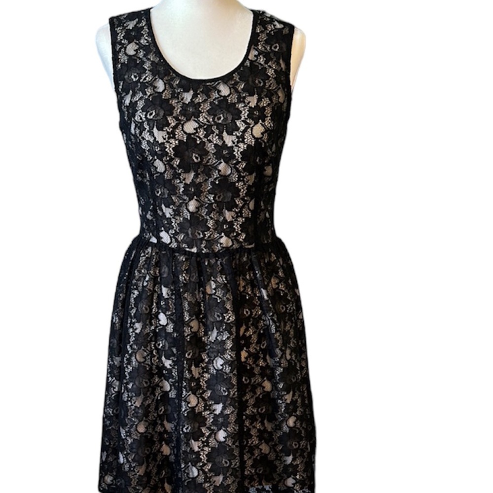 DONATING 2/18 NWT French Connection Fit and Flair Lace Party Dress 6